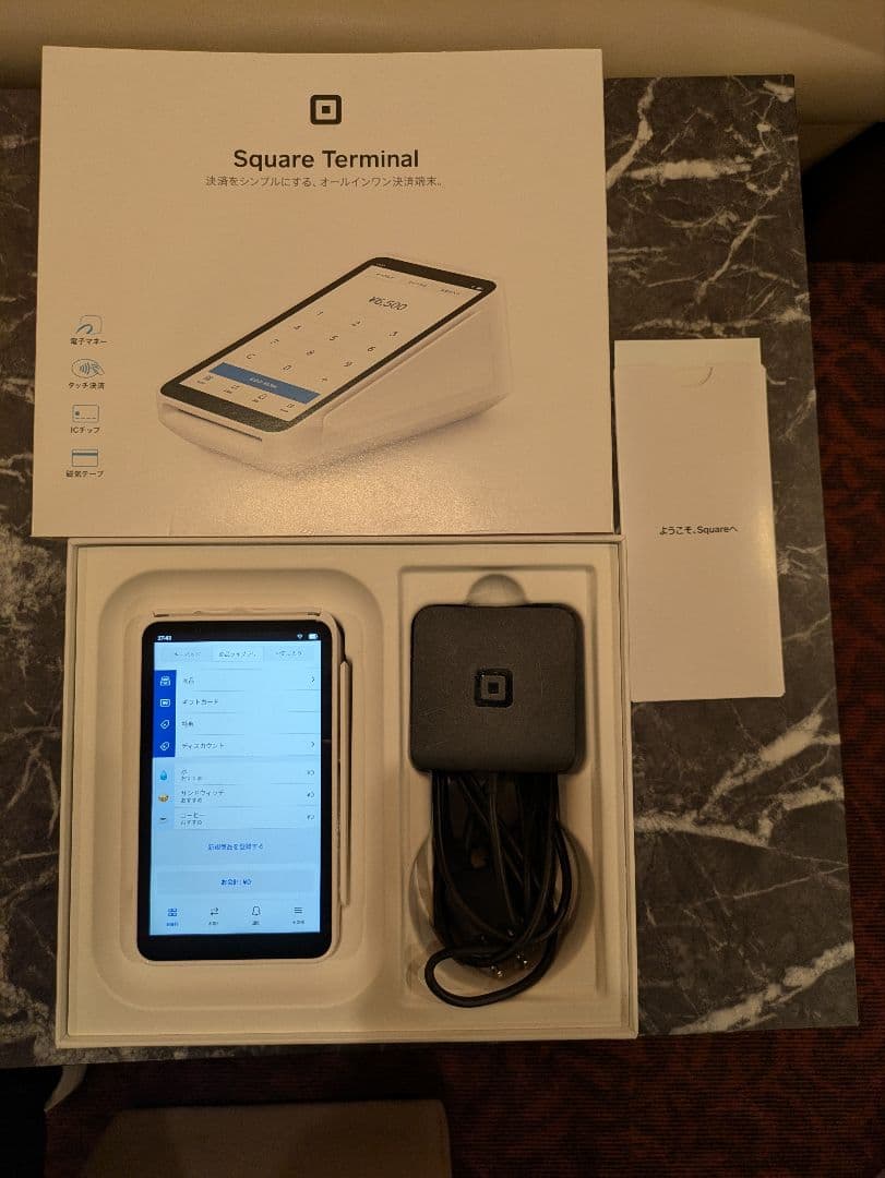 Square Terminal プリンター内蔵　キャッシュレス決済端末 動作OK 楽天市場】Square ターミナル スクエア プリンター内蔵型 キャッシュ