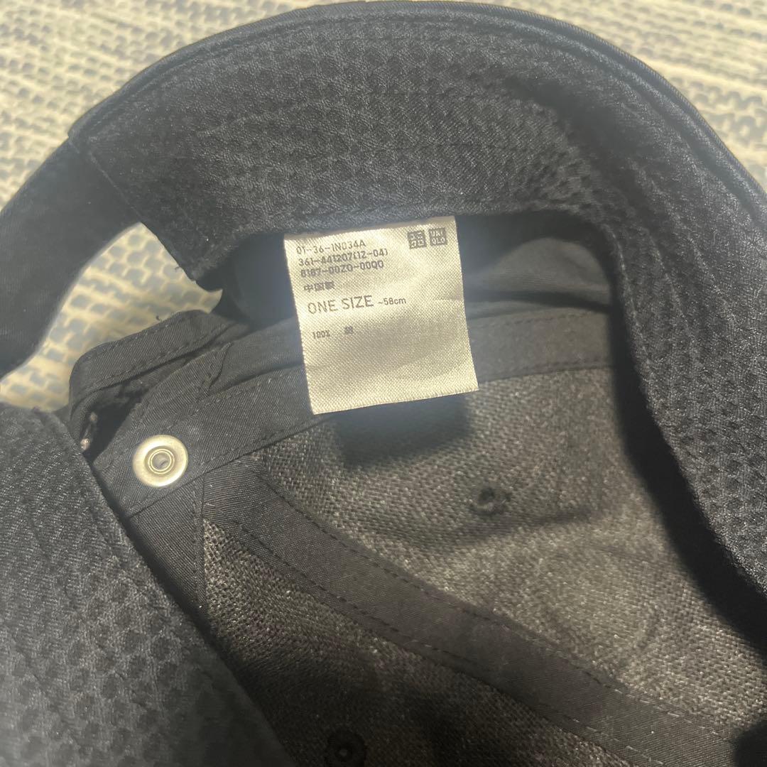 Uniqlo】 RFロゴ ロジャーフェデラー キャップ 黒（刺繍 紫） - メルカリ