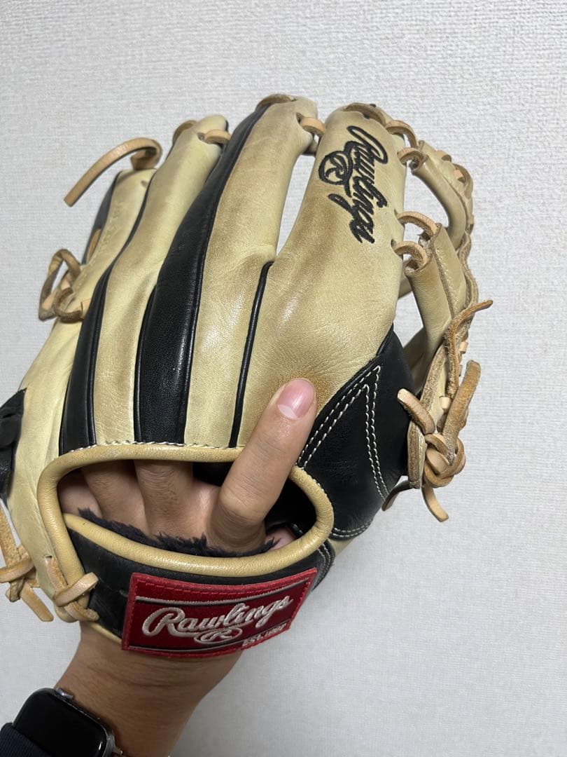 Rawlings 軟式グローブ 黒/キャメル　岡本モデル moriyamasports_10201022262759