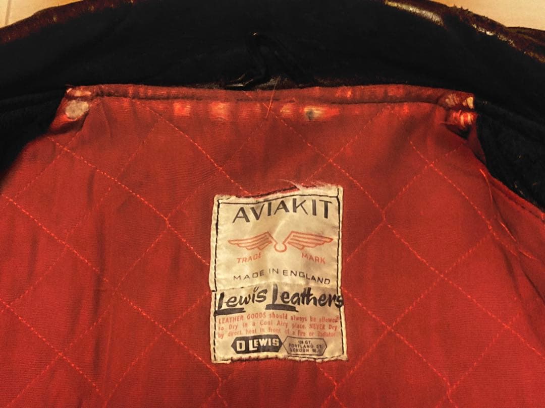 貴重】60's ルイスレザー ブロンクス ヴィンテージ D LEWIS期 - メルカリ