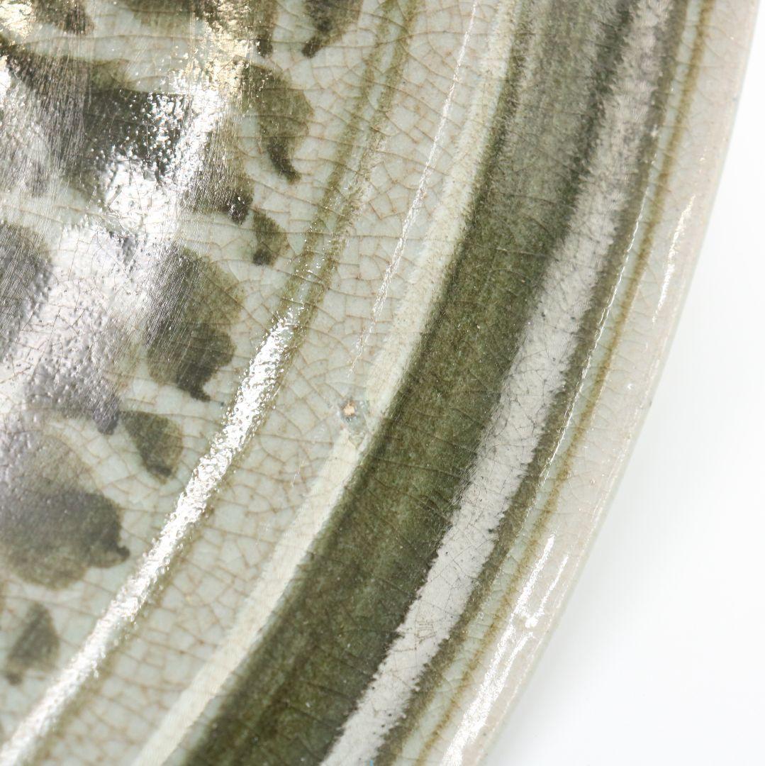 東南アジア美術 ミャンマー 鉄釉 葉文盤 飾皿 大皿 古玩 AN372 - メルカリ