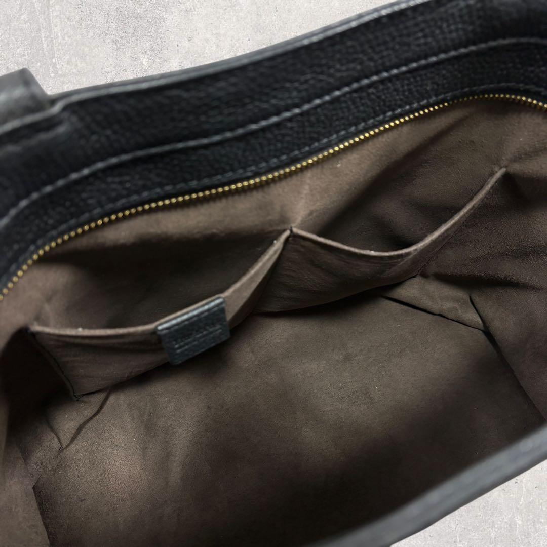 瀧治郎様専用HushTug ハッシュタグ レザートートバッグ 黒 A4 本革