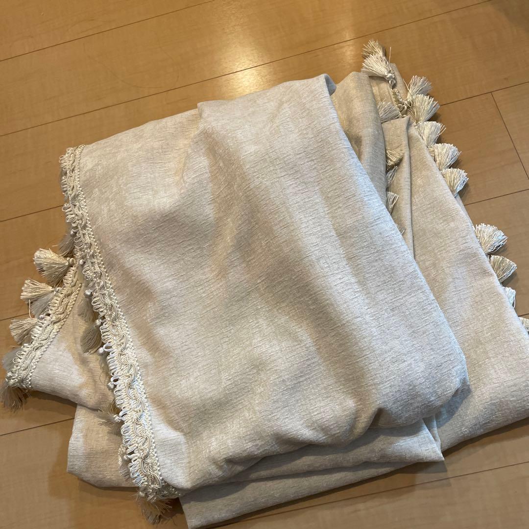 ニトリカーテン トリム ベージュ 178×100×2枚 - メルカリ