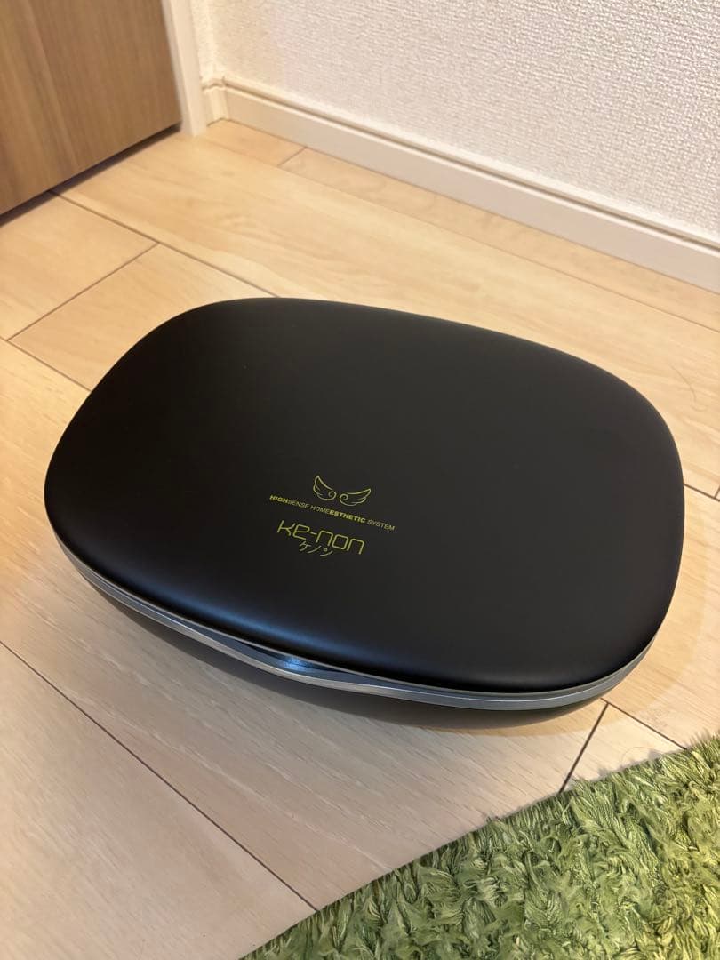 脱毛器 ケノン エムテックKE-NON 日本製 髭 VIO 黒 ブラック 8.6