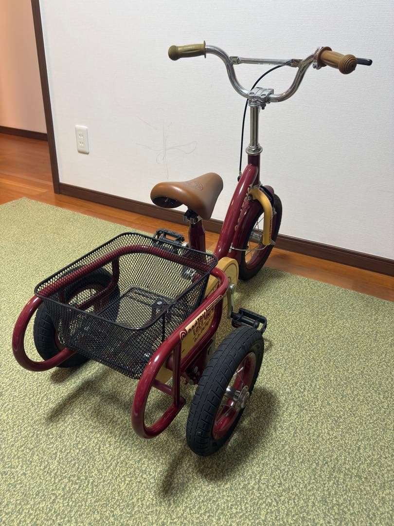 a.n.dTric 三輪車 赤・黄色