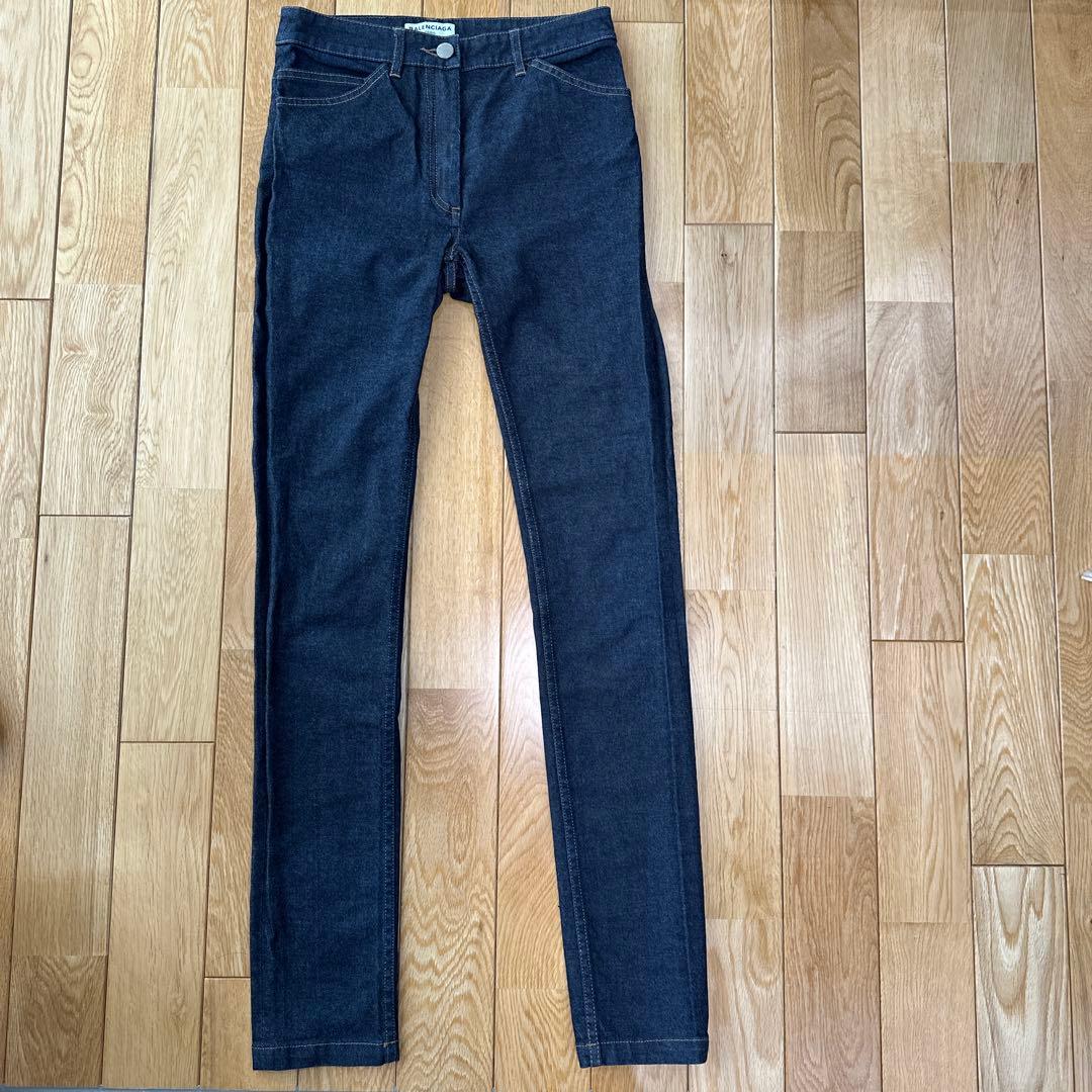 かわべ様専用 BALENCIAGA バレンシアガ スキニーデニム ダークブルー