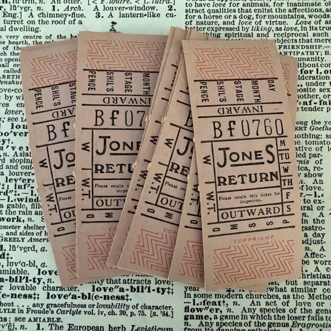 イギリス ヴィンテージ バスチケット - メルカリ