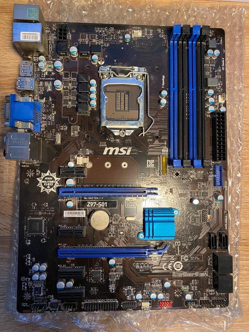 i7 4790 & MSI Z97-S01 ATXマザーボード メモリ16GB - メルカリ