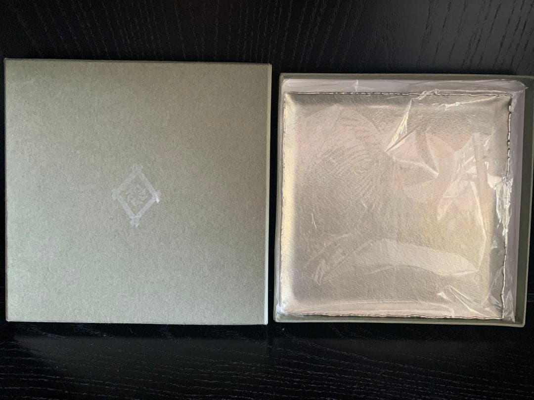 京都清課堂 錫 薄氷皿6寸