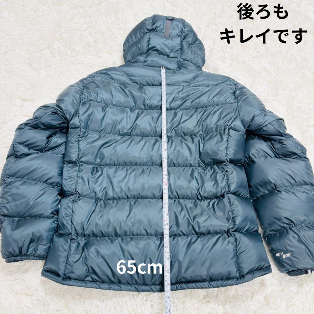 ◇398 美品 モンベル ライトアルパイン ダウン 800FB 青 緑 M - メルカリ