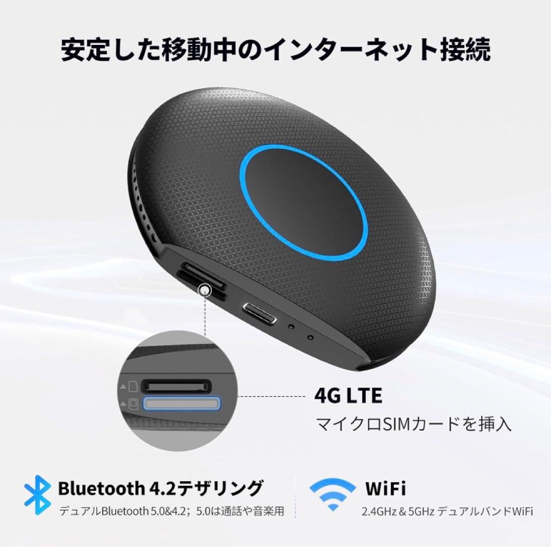 未使用品】CB6A-J-BK ワイヤレスCarPlay/Android - メルカリ