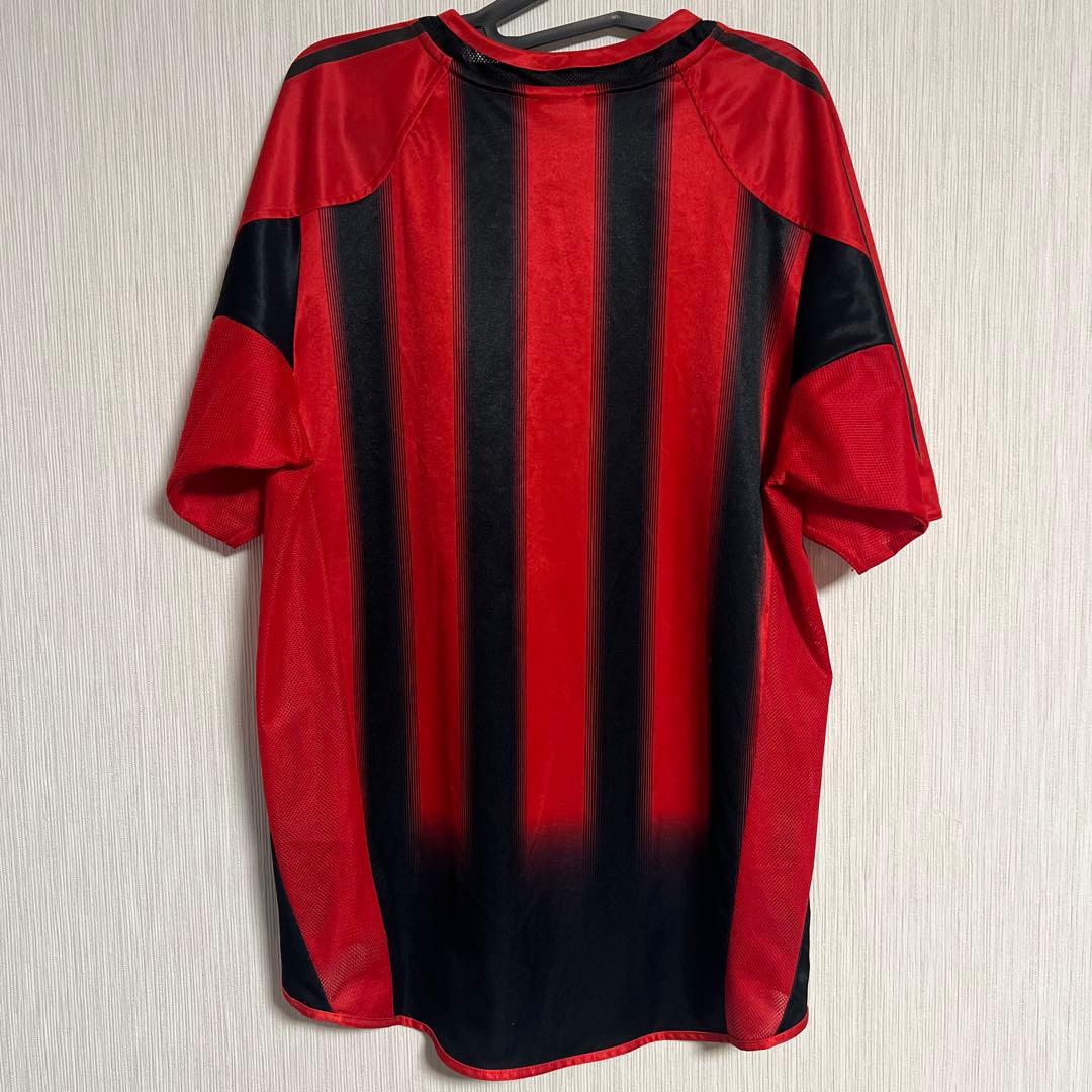 ACミラン ACミラン adidas サッカーシャツ Mサイズ 赤黒 アディダス