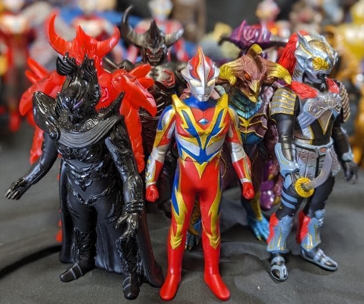 ウルトラマンメビウス＆登場怪獣・宇宙人（バンダイ）ソフビフィギュア44体セット