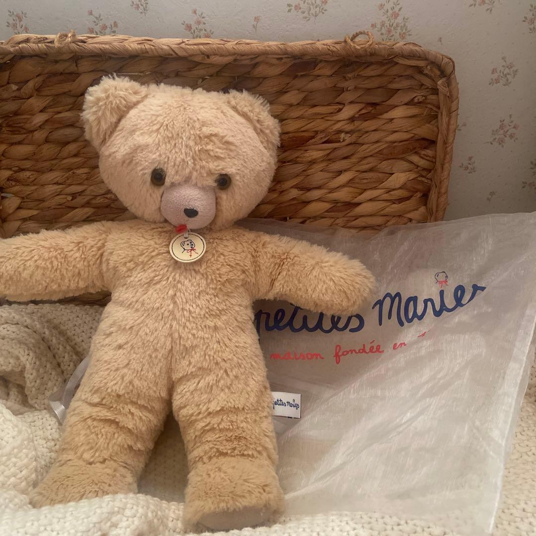 【les petites maries】レプティットマリー　くま　ベージュ