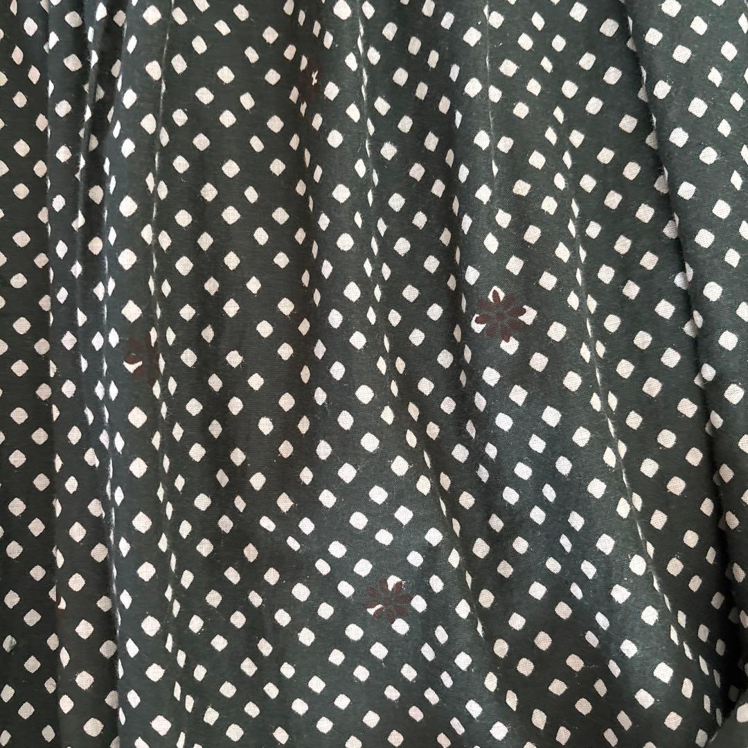 新品)タグ付き メゾンドソイル ロングスカート フレンチブリュ - メルカリ