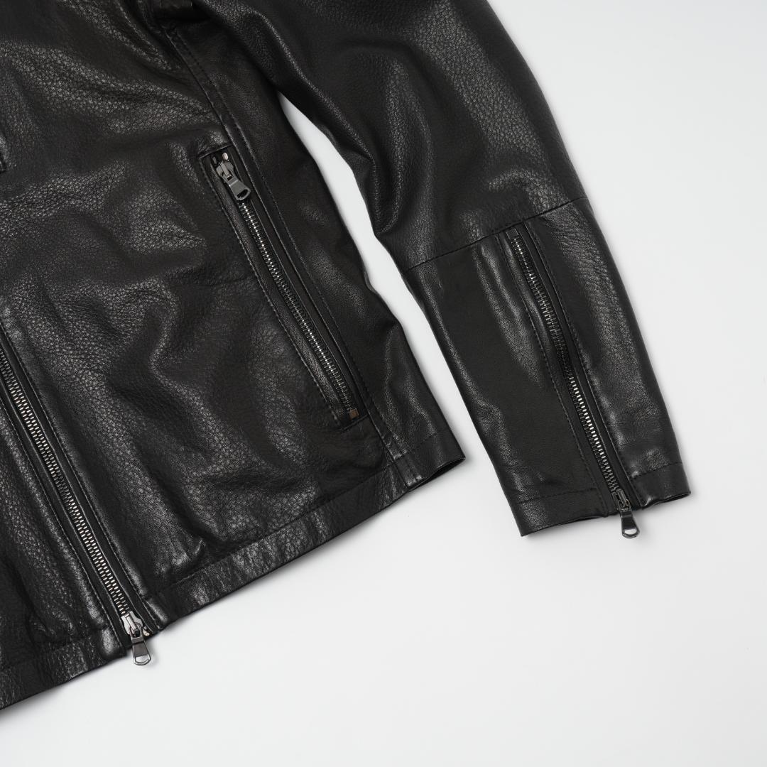 EMMETI エンメティCLINT 44 シングルライダースBLACK - メルカリ