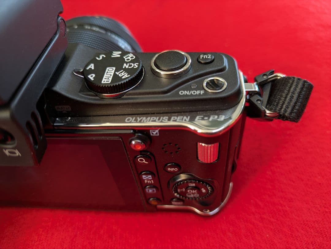 Olympus PEN E-P3 レンズ、VF-2 EVF付き - メルカリ