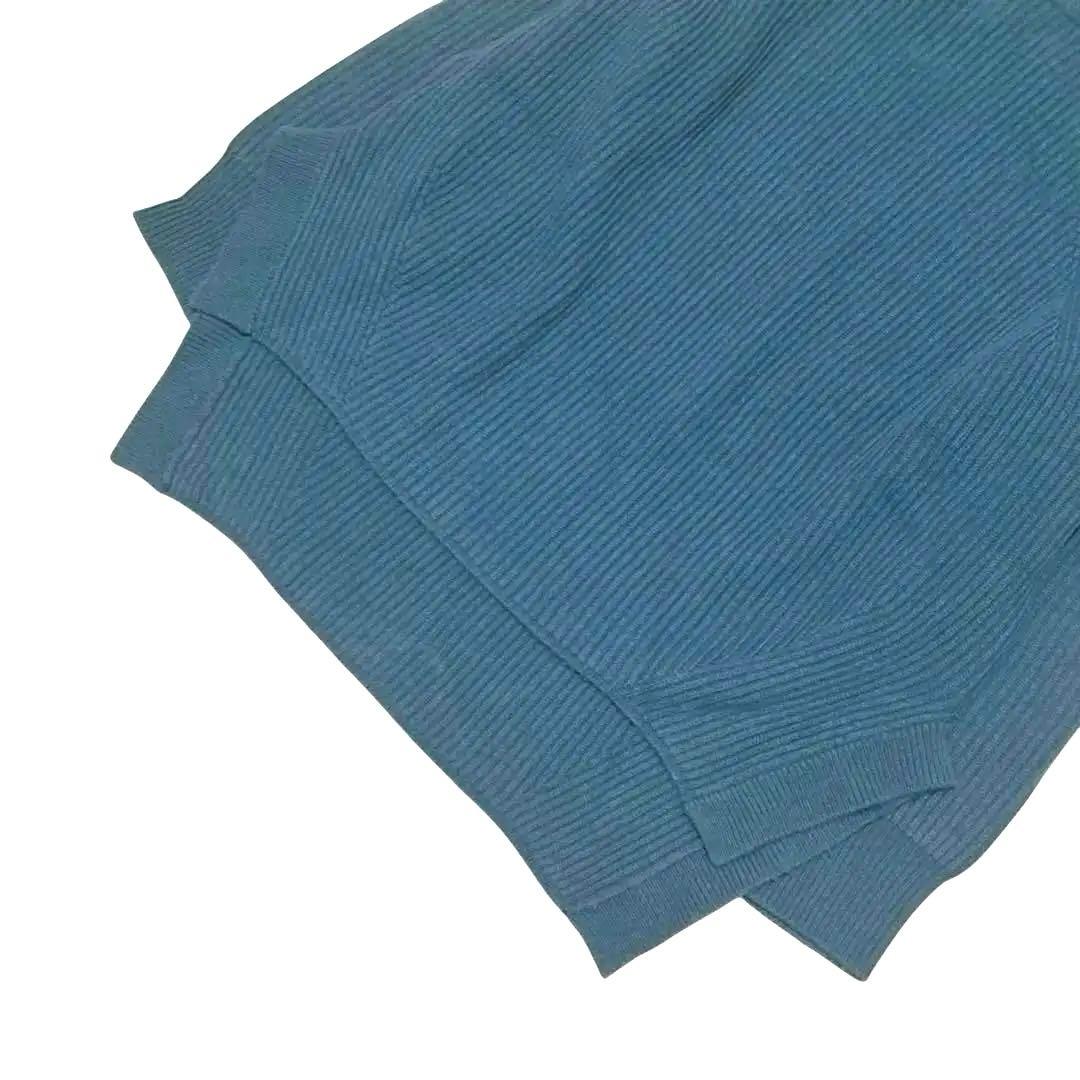 美品❤️カシミヤ混＊Drawerドゥロワー 9G畦編み クルーネックニット S