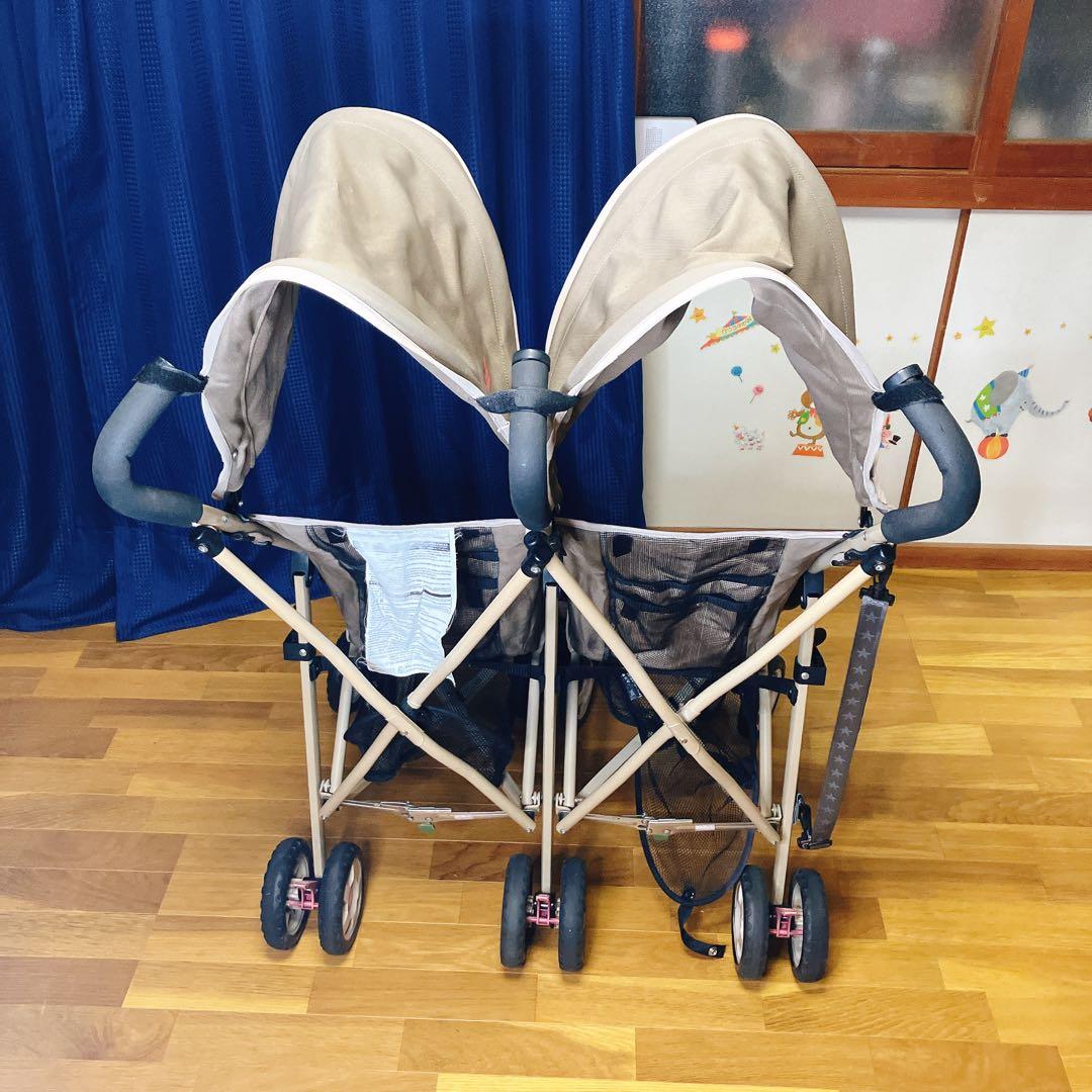 Jeep スポーツツイン 双子用ベビーカー ベージュ