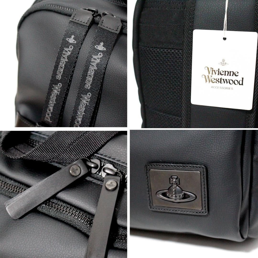 新品 ヴィヴィアンウエストウッド オーブプレート 撥水PUレザー