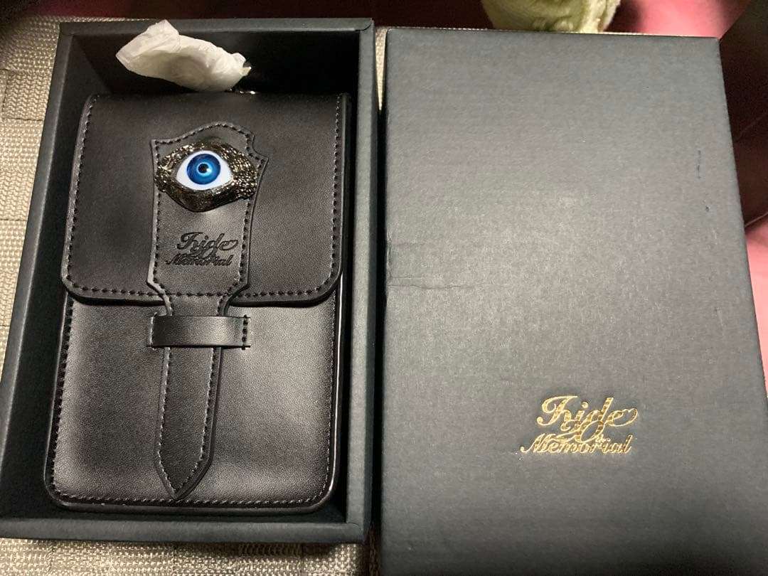 hide 20th アイボールレザーウェストバック