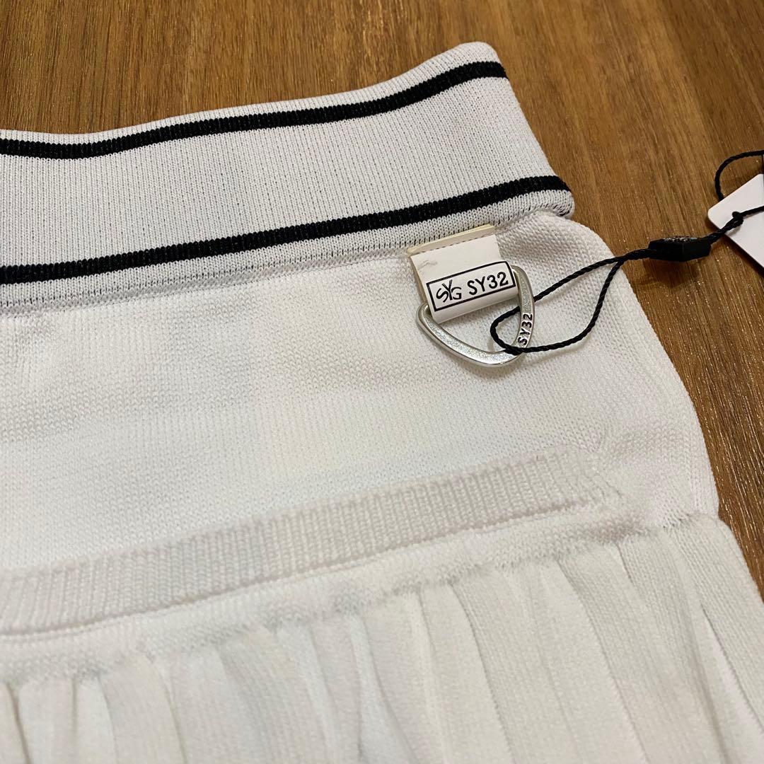 SY32 SWEET YEARS】レディース ニットスカート M ホワイト - メルカリ