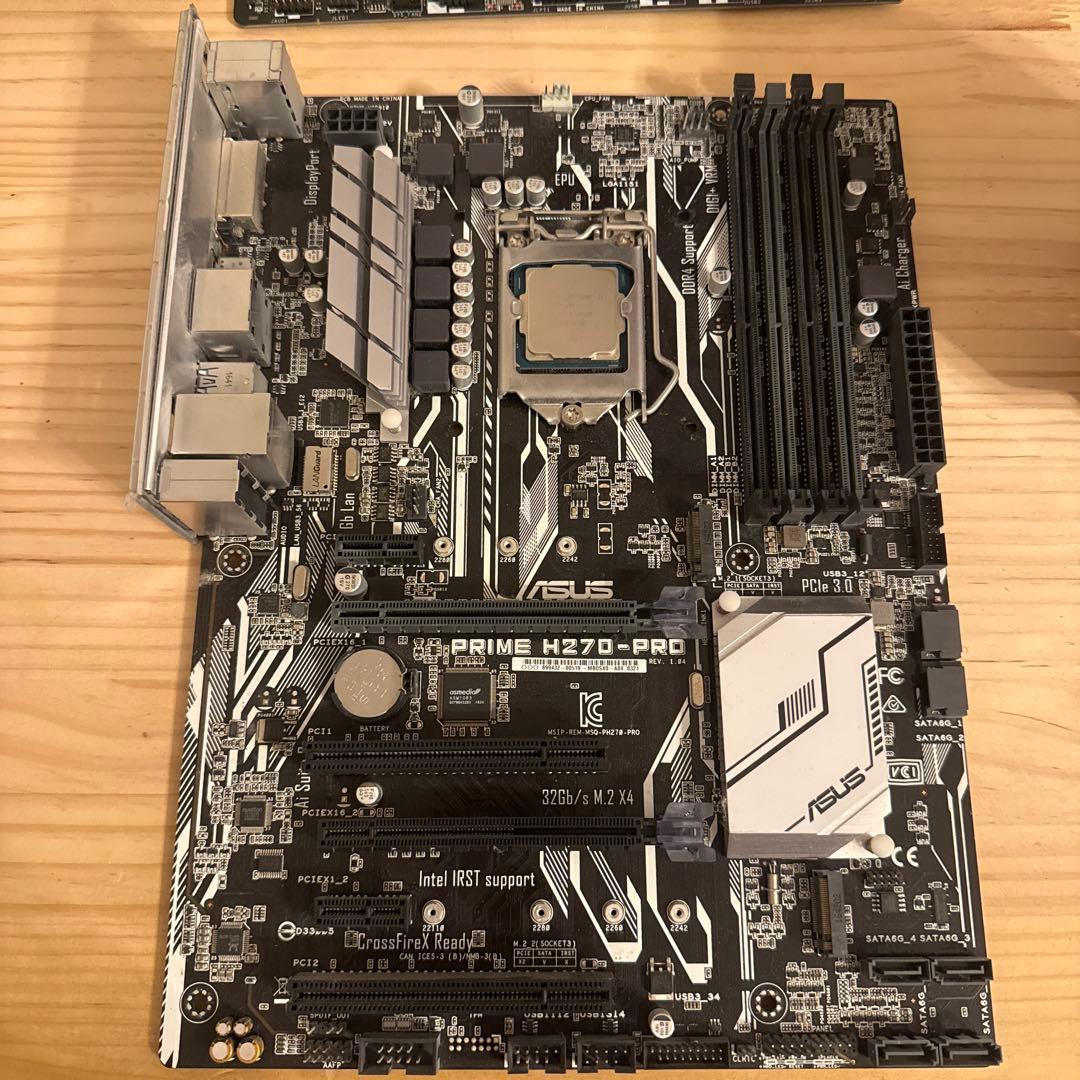 Intel Core i7-7700K ASUS マザーボード付き - メルカリ