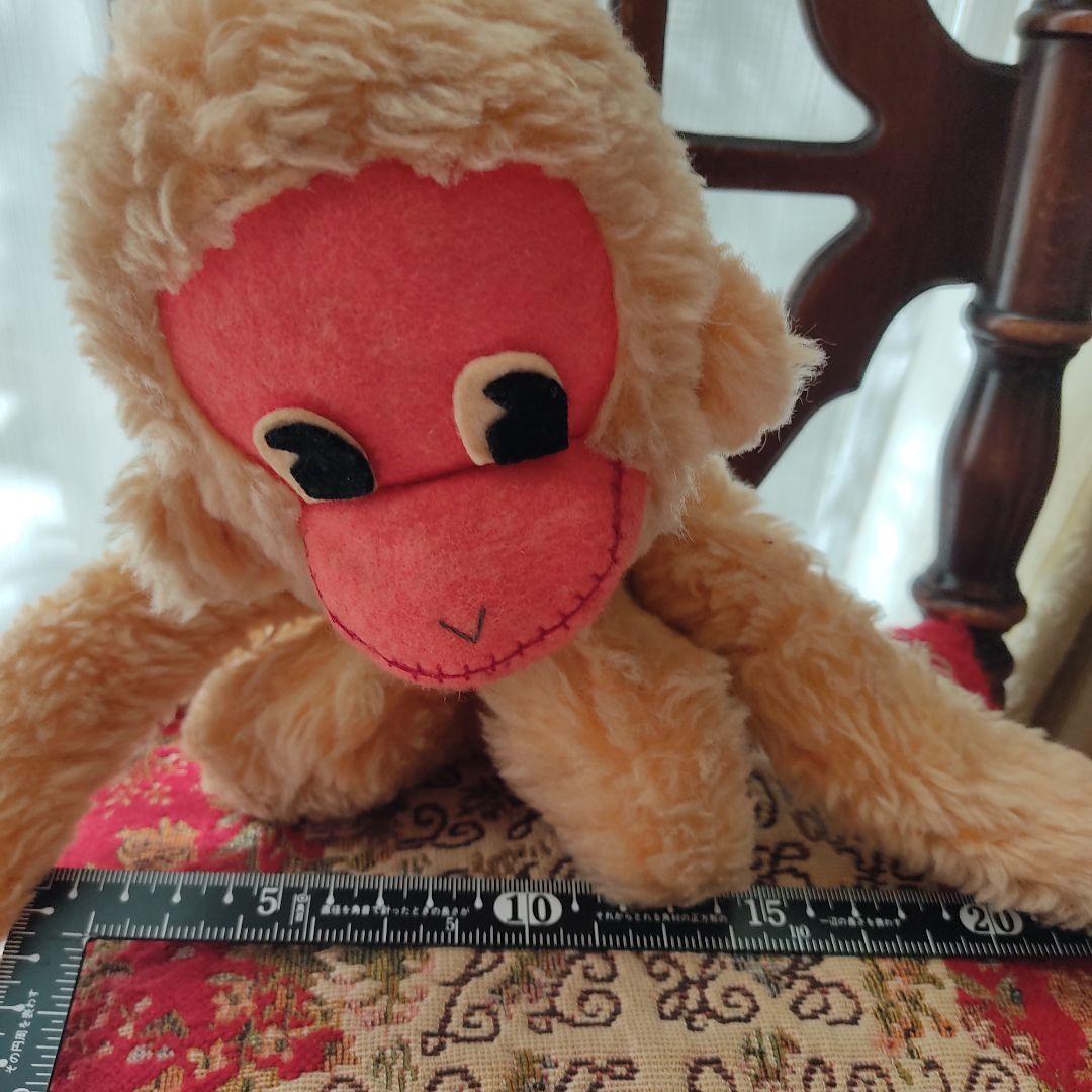 昭和レトロ レア 手長猿 当時物 赤い鳥 レトロぬいぐるみ 猿