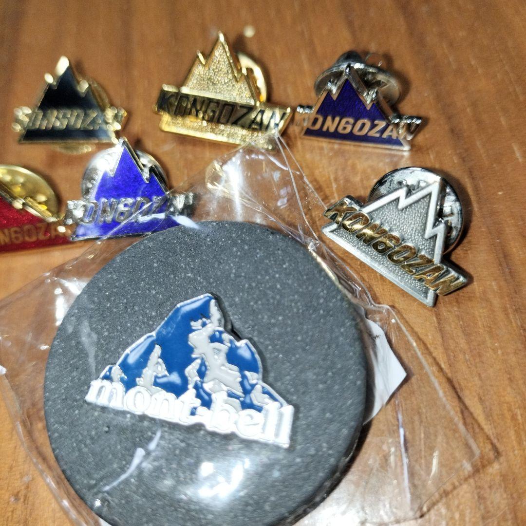 金剛山mont-bell ピンバッジ 7個セット - メルカリ