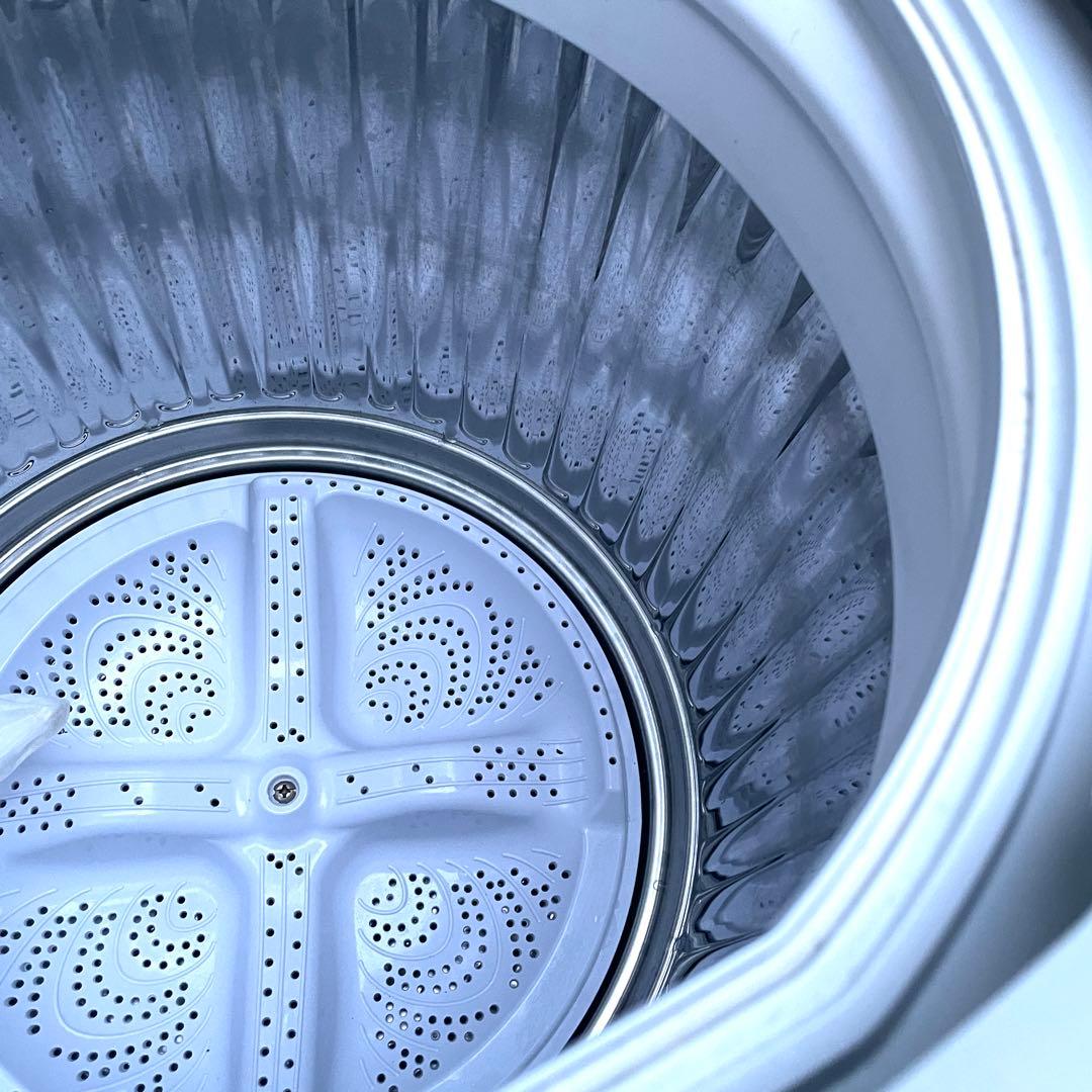 美品使用半年 シャープ 縦型洗濯機 6.5kg ES-TX6H-W 2024年製