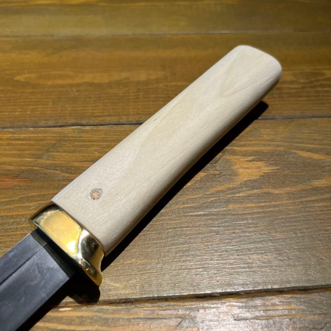 日本刀残欠クラフトナイフNo.17無銘 白鞘（ガタつき直し済み） - メルカリ