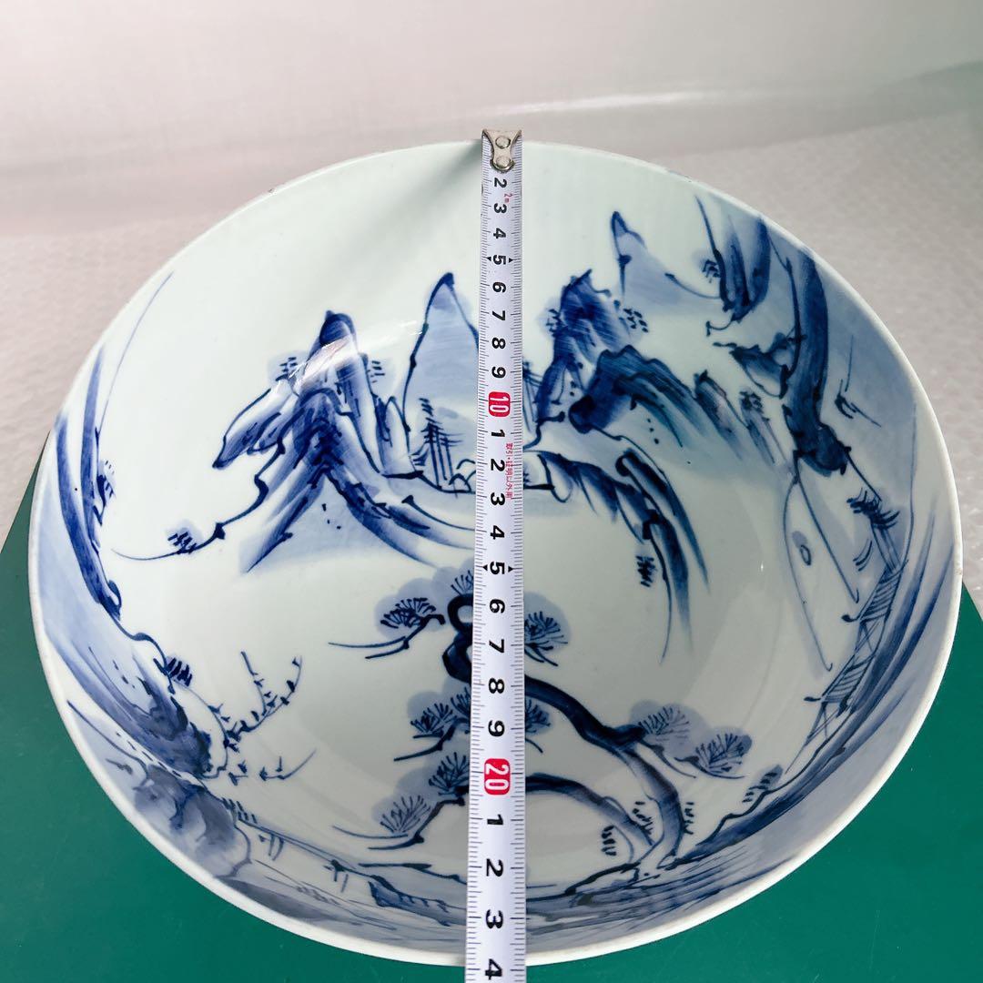 江戸時代中期～後期 古伊万里 染付 松の図 大皿 大鉢 421 - メルカリ