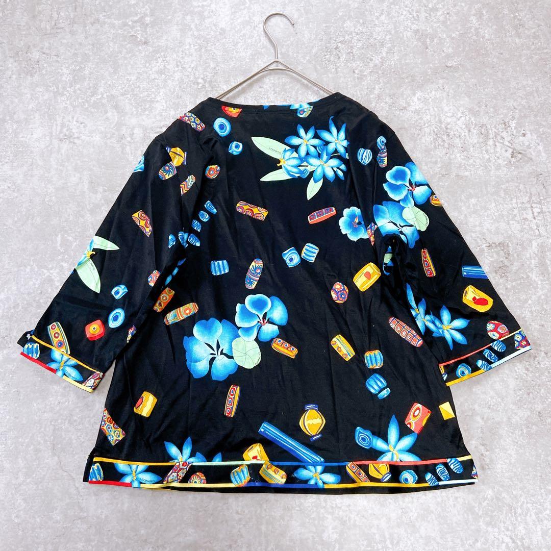 LEONARD SPORT レオナール フラワープリントカットソー トリム - メルカリ