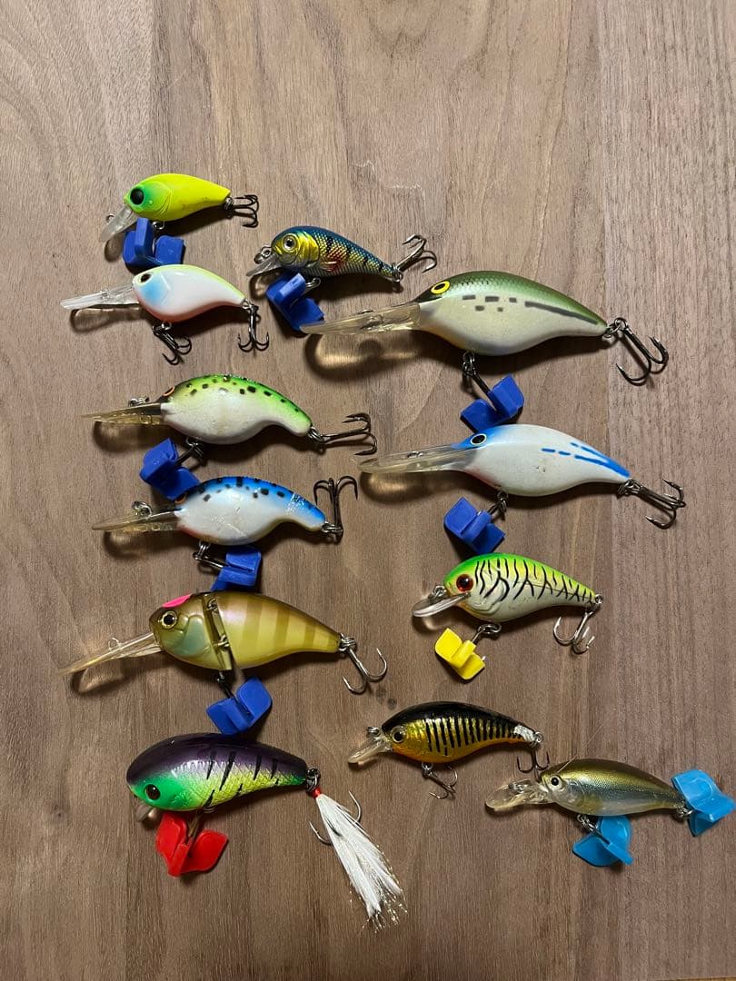 バス釣り ジャッカルメガバスO.S.Pシマノなど39点ルアーセット まとめ