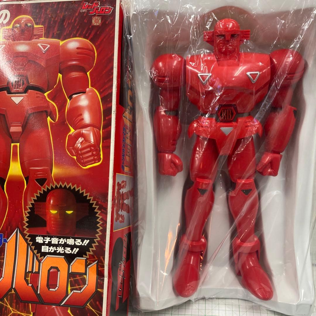 1994年製40cmサイズバンダイ レッドバロン 大型ロボット電子音鳴り目が光