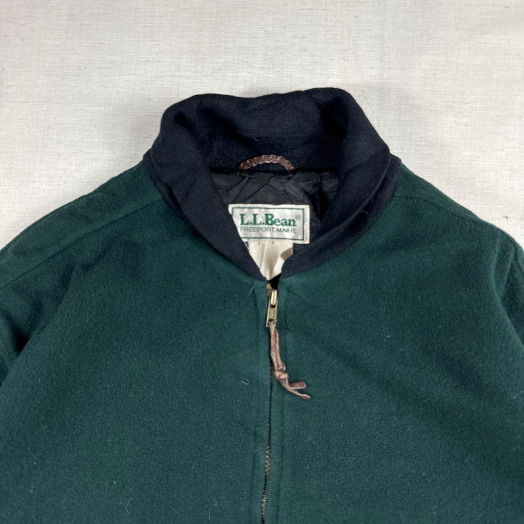 80s USA製 llbean ウール スタジャン スタジアム ジャケット L - メルカリ