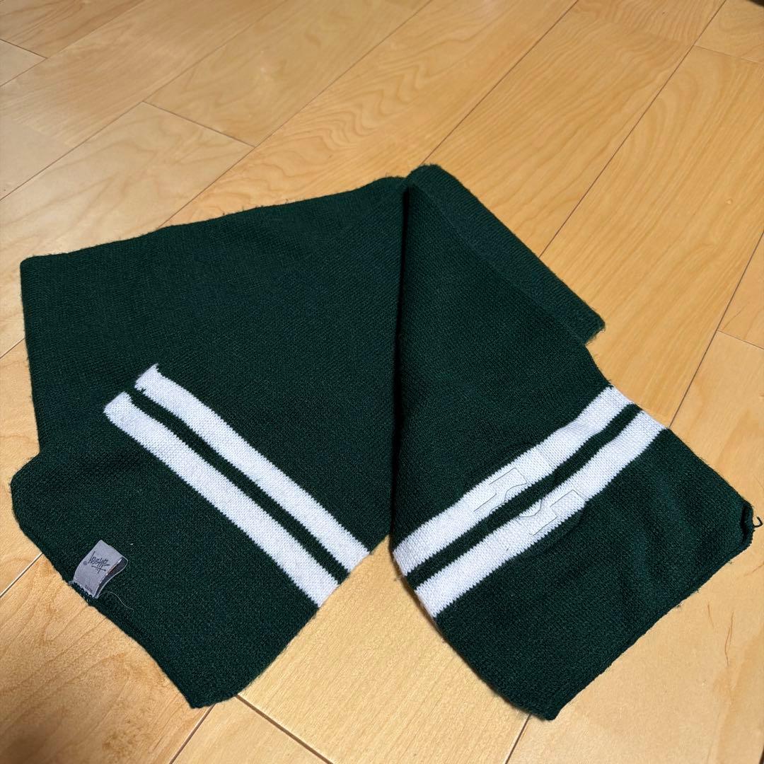 オールド ステューシー USA製 マフラー グリーンold stussy 90s - メルカリ