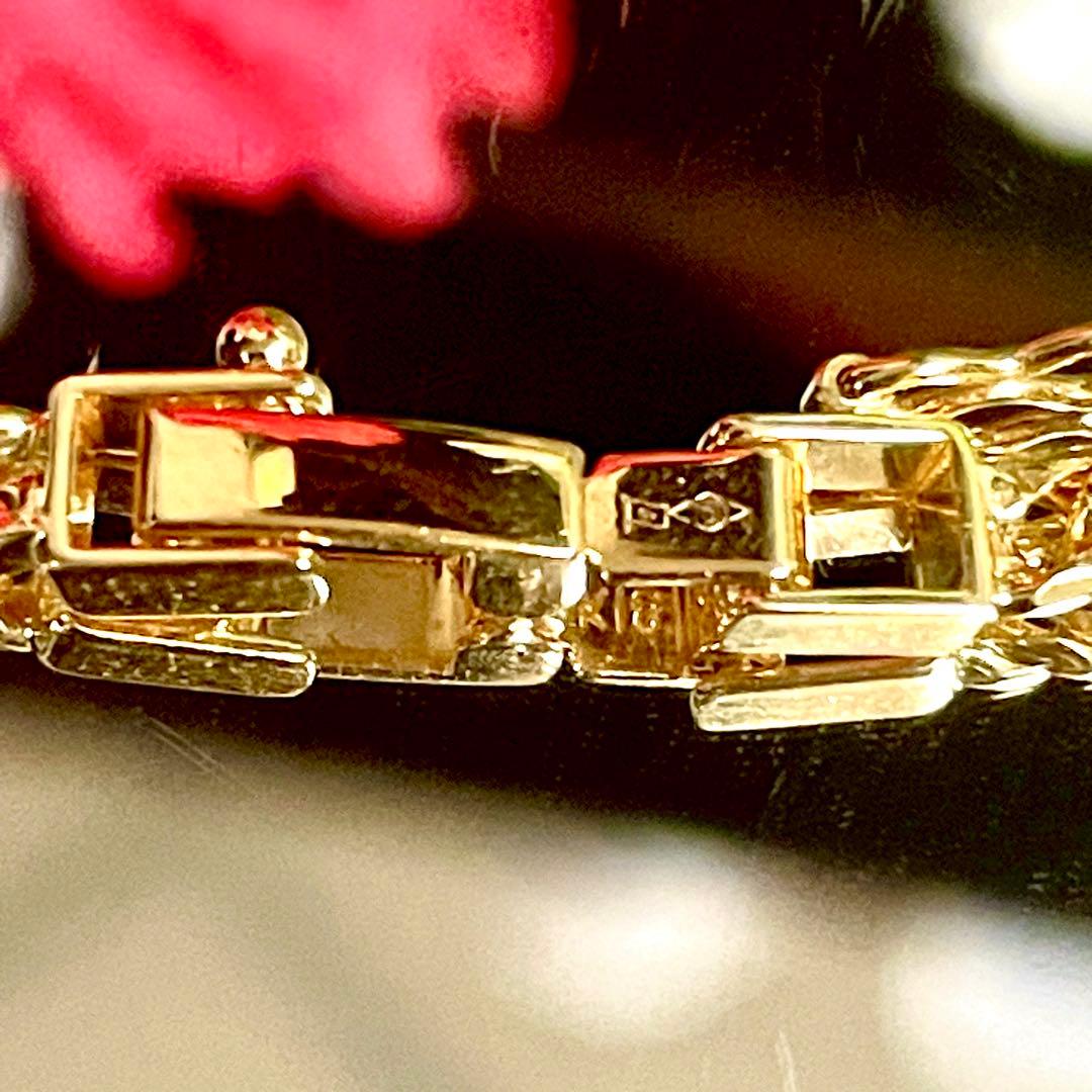 【クラフト】6面W スターカット 喜平 ネックレス K18 20.3g