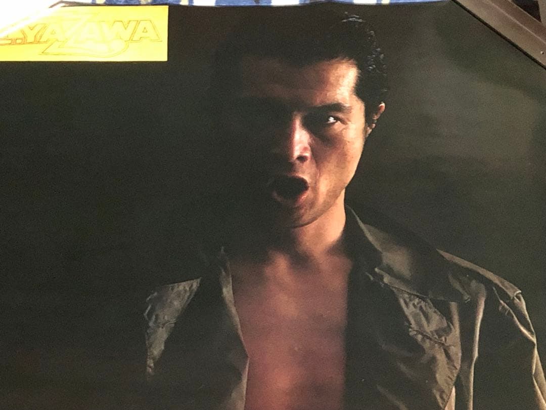 美品矢沢永吉ゴールドラッシュB1サイズポスター