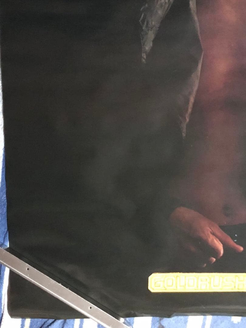 美品矢沢永吉ゴールドラッシュB1サイズポスター