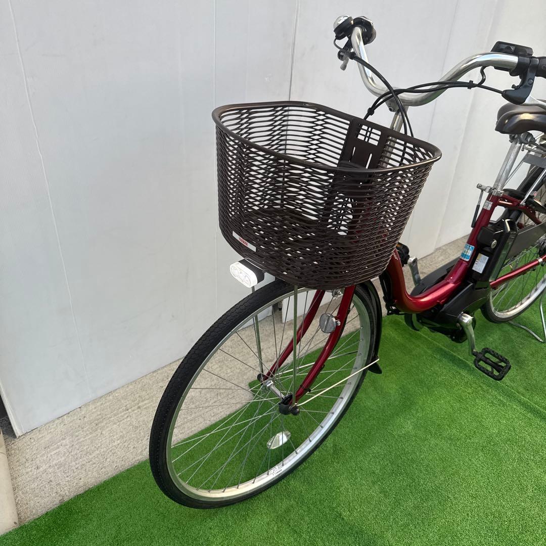 YAMAHAヤマハ電動アシスト自転車26インチ 12.3Ah 赤