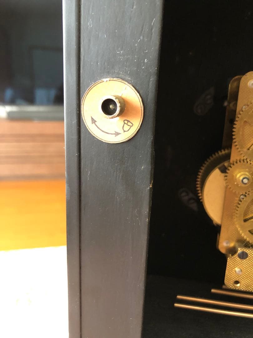 ドイツ MAUTHE社 マウテ社 ゼンマイ式置時計 機械式置時計 8日間連続