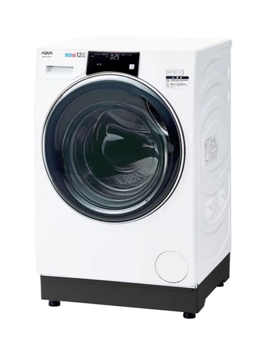 AQUA 12kg ドラム式洗濯乾燥機　AQW-DX12N 2023年製 AQW-DX12N | 容量：洗濯・脱水 12kg/乾燥 6kg | まっ直ぐドラム