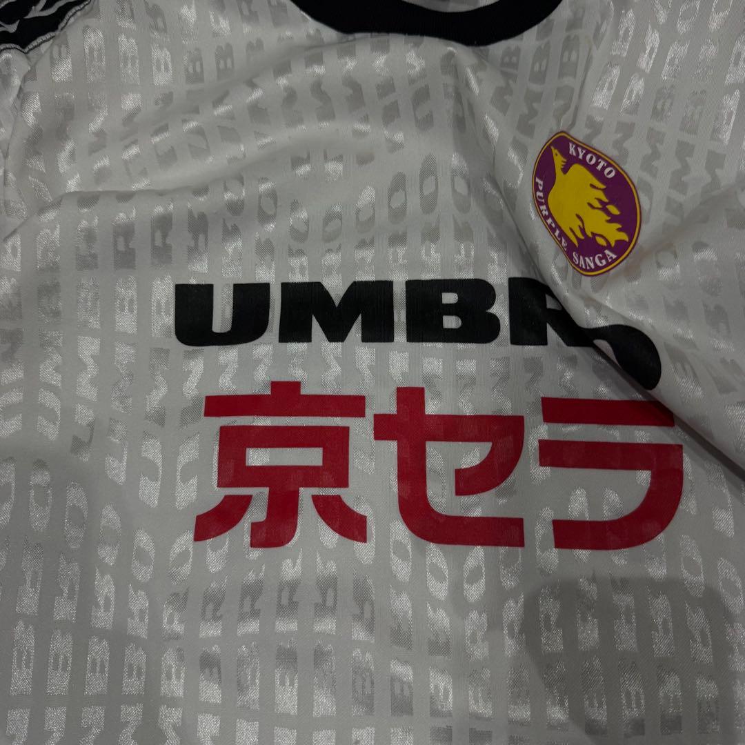 京都パープルサンガ umbro 90's 支給品 三浦知良 練習着 総柄 希少