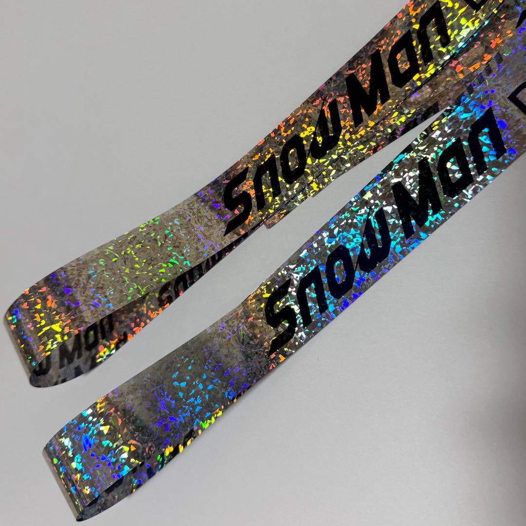 SnowMan Dome Tour ON 銀テープ2本 音符 落下物 - メルカリ