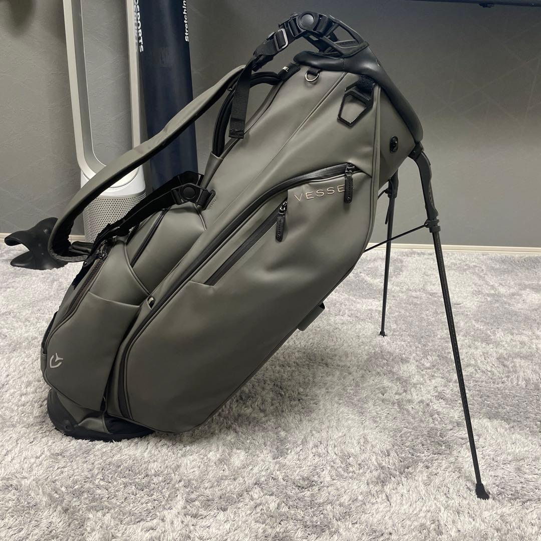 VESSEL キャディバッグ スタンドバッグ プレイヤー3.0 グレー 8.5型 VESSEL（ベゼル） キャディバッグ Player 3.0 Stand 22SS 8530120
