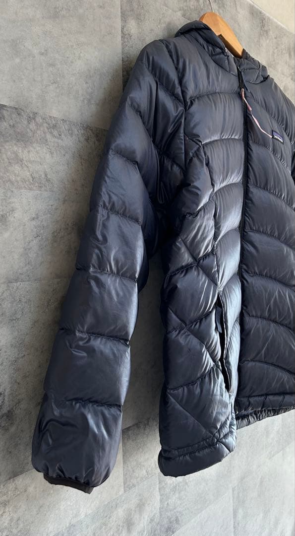 パタゴニア ダウンセーター フーディー ネイビー ダウンXXL