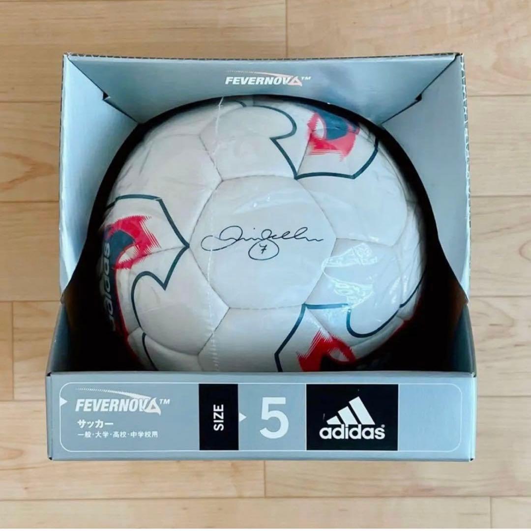 サッカーボール 2002日韓ワールドカップ ベッカムサインプリント入り