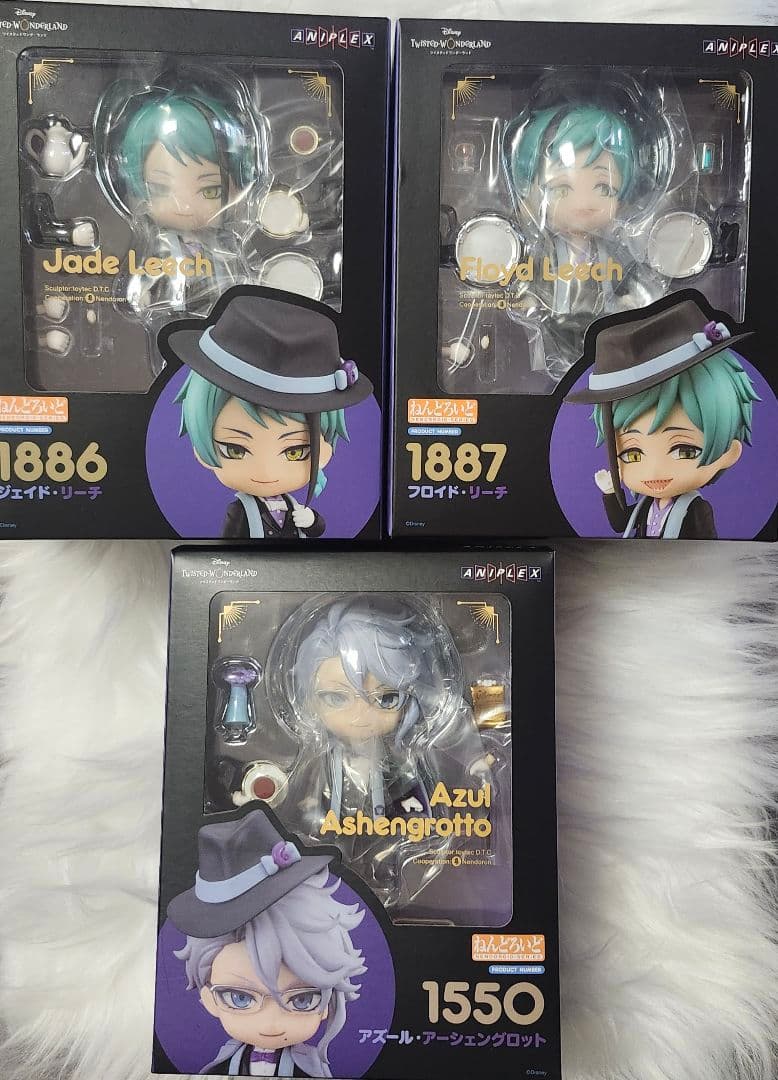 ツイステねんどろいど ジェイド フロイド アズール ツイステ』ジェイドとフロイドがフォーマルな装いのねんどろいどになっ