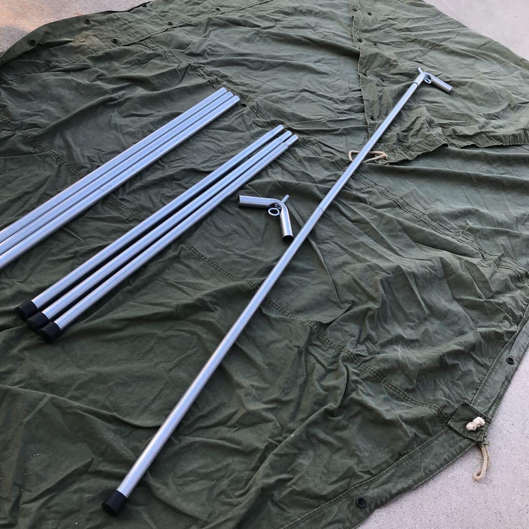 取説付《グリップスワニー仕様》二股フレーム＋棟ポール　らくらく設営快適⭐︎